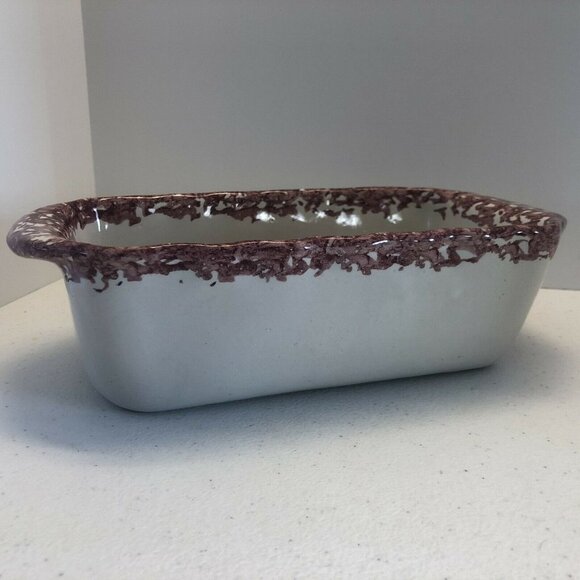 Neher "Clay In Motion" vintage Pottery Apple Design Loaf Baking Dish Recipe 1995 - Picture 8 of 10